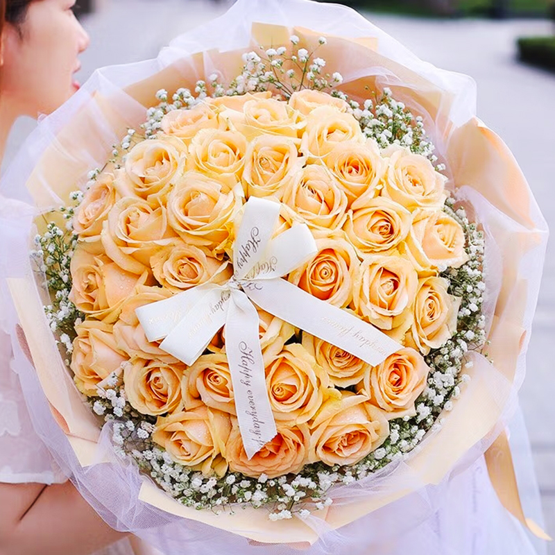 【三生三世】台灣同城配送情人節33朵紅玫瑰表白鮮花速遞玫瑰香槟花束玫瑰四季開花濃香綠植物 【三生三世】台灣同城配送情人節33朵紅玫瑰表白鮮花速遞玫瑰香槟花束玫瑰四季開花濃香綠植物