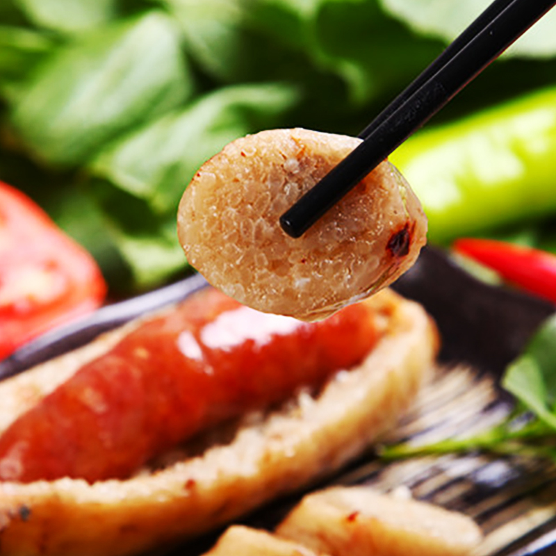 糯米腸大腸包小腸鮮肉香腸純豬肉烤腸無澱粉夜市烤腸特色小吃鮮肉腸餐飲餐廳小吃台灣同城配送