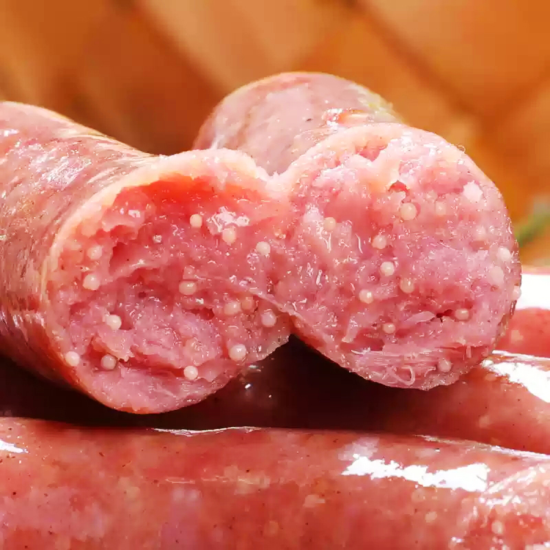 糯米腸大腸包小腸鮮肉香腸純豬肉烤腸無澱粉夜市烤腸特色小吃鮮肉腸餐飲餐廳小吃台灣同城配送