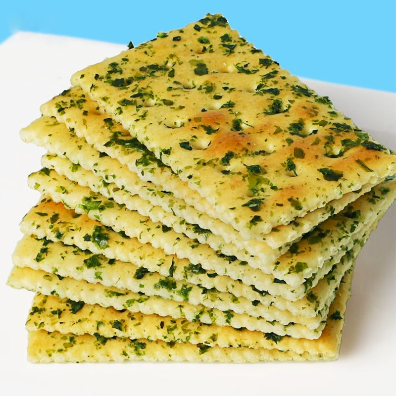 海苔蘇打餅幹無添加蔗糖鹹味餅幹孕婦零食代餐點心年貨小吃獨立小包裝 台灣同城配送