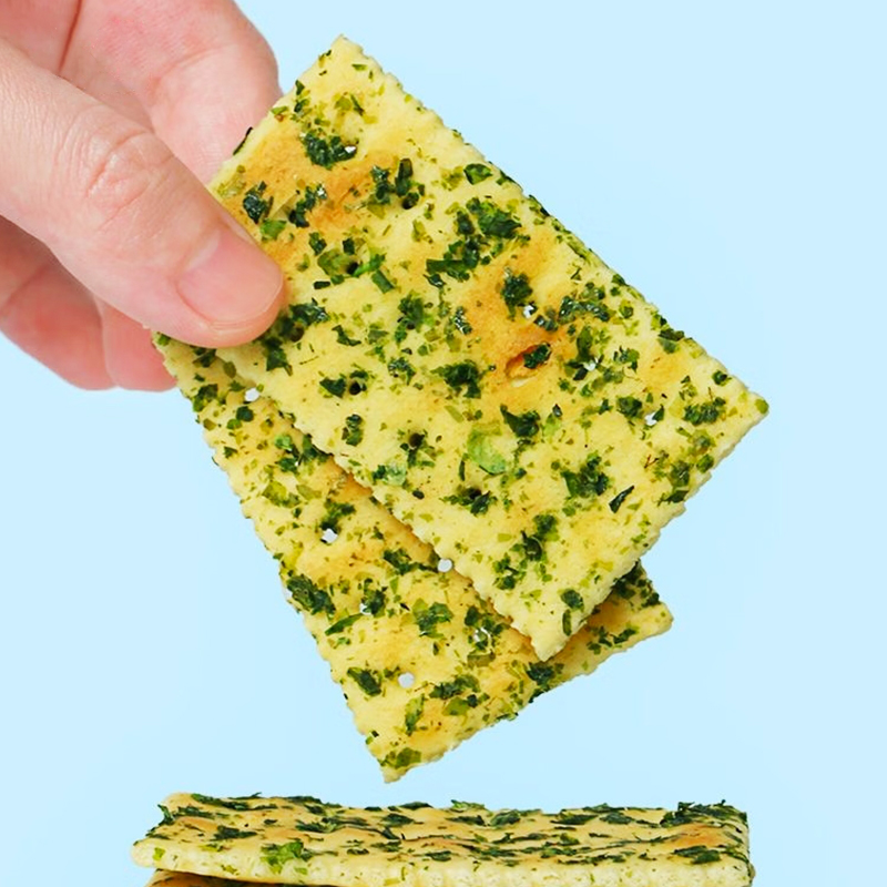 海苔蘇打餅幹無添加蔗糖鹹味餅幹孕婦零食代餐點心年貨小吃獨立小包裝 台灣同城配送