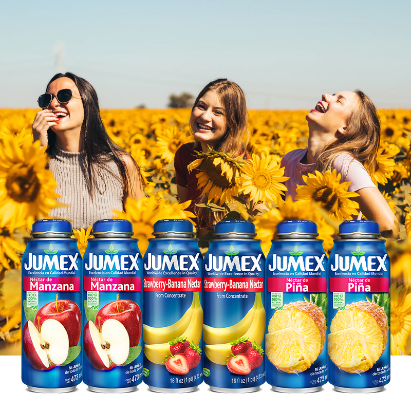 果美樂·生活進口果汁 Jumex果美樂·生活 草莓香蕉汁 自然更健康 果汁飲料 12瓶裝台灣同城配送