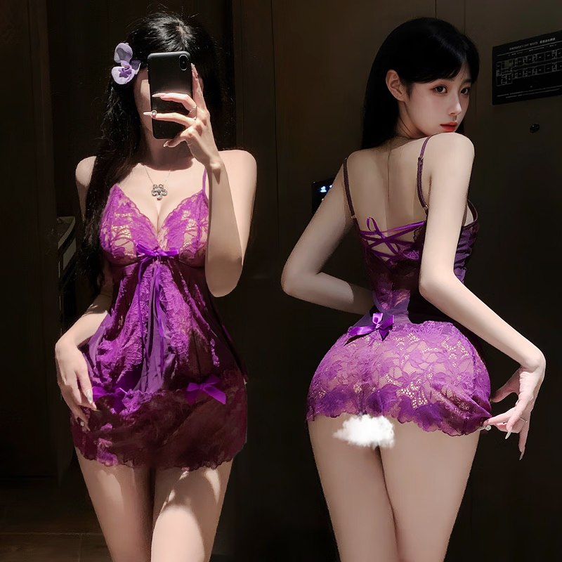 情趣內衣性感睡衣睡裙深V吊帶蕾絲sm羞恥攻速戰袍女用品同城保密發貨